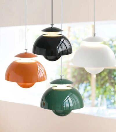 Hus & Trädgård > Belysning > Belysningsarmaturer > Taklampor Nordisk Inspirerad Metall Pendellampa