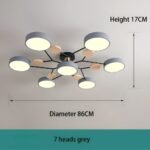 Hus & Trädgård > Belysning > Belysningsarmaturer > Taklampor Samtida LED Taklampa för Vardagsrum