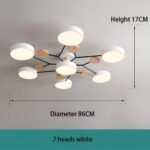 Hus & Trädgård > Belysning > Belysningsarmaturer > Taklampor Samtida LED Taklampa för Vardagsrum