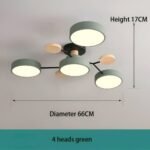 Hus & Trädgård > Belysning > Belysningsarmaturer > Taklampor Samtida LED Taklampa för Vardagsrum