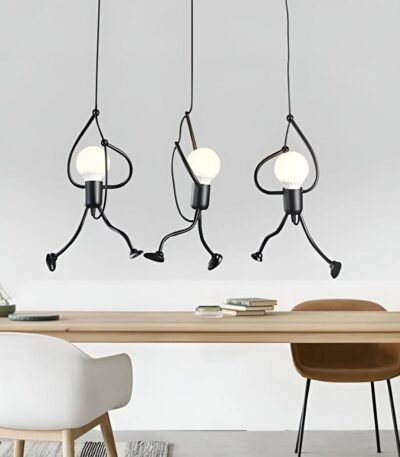 Lamps E27-Pendellampa i Järn för Udda Heminredning