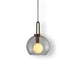 Lamps Enkelsidig Vintage Glasglobslampa