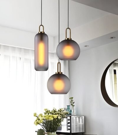 Lamps Enkelsidig Vintage Glasglobslampa