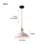 Lighting Färgglad Industriell LED Macaron Hängande Lampa