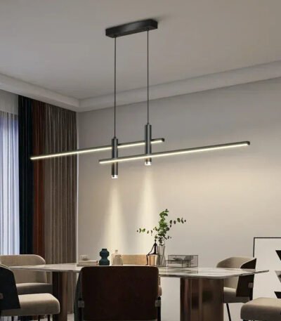 Modern Taklampa i Svart & Guld