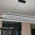 Modern Vit Taklampa i Lång Design