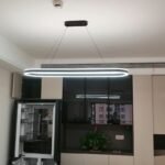 Modern Vit Taklampa i Lång Design