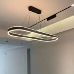 Modern Vit Taklampa i Lång Design