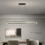 Modern Vit Taklampa i Lång Design