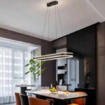 Modern Vit Taklampa i Lång Design