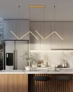 Pendant Lamp Lyxig Triangulär LED Pendellampa