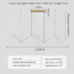 Pendant Lamp Lyxig Triangulär LED Pendellampa