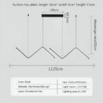 Pendant Lamp Lyxig Triangulär LED Pendellampa