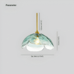 Pendant Lights Blommor Glans Pendellampa