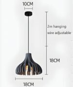 Pendant Lights Creative Macaron Hängande Lampa Tillverkad av Harts