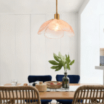 Pendant Lights efze Blommor Glans Pendellampa