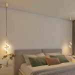 Pendant Lights Gyllene Spiralformad Taklampa