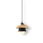 Pendant Lights Minimalistiska Macaron-Pendellampor av Trä