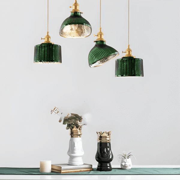 Pendant Lights Nordisk Räfflad Geometrisk Hänglampa