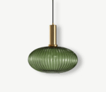 Pendant Lights Randig Ljuskrona i Vintageglas