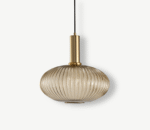 Pendant Lights Randig Ljuskrona i Vintageglas