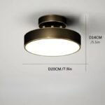 Taklampa nordic Guld