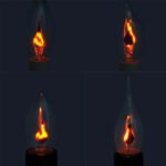 Vintage LED-kronljus E27